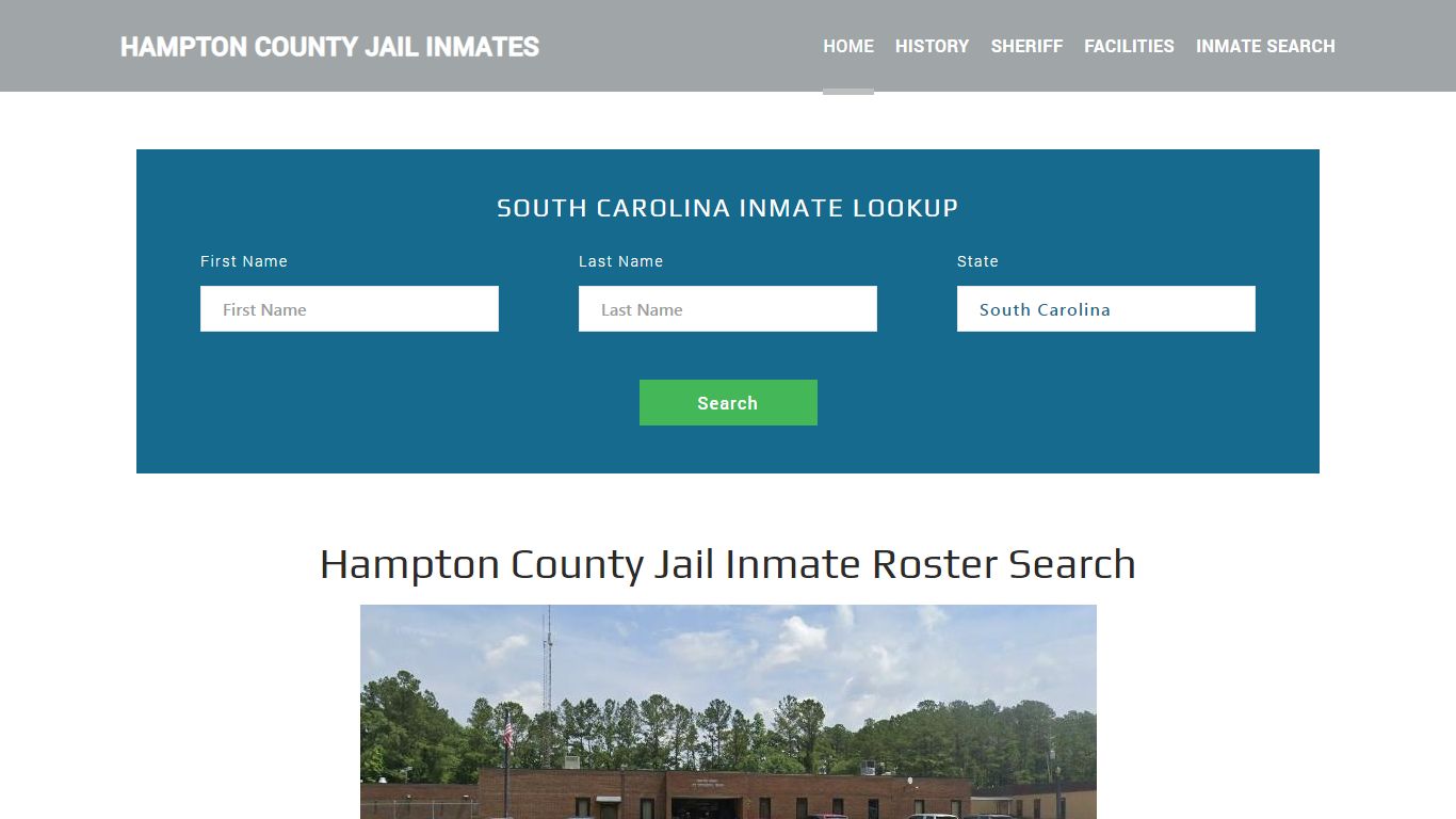 Hampton County Jail Inmate Roster Lookup, Varnville, SC